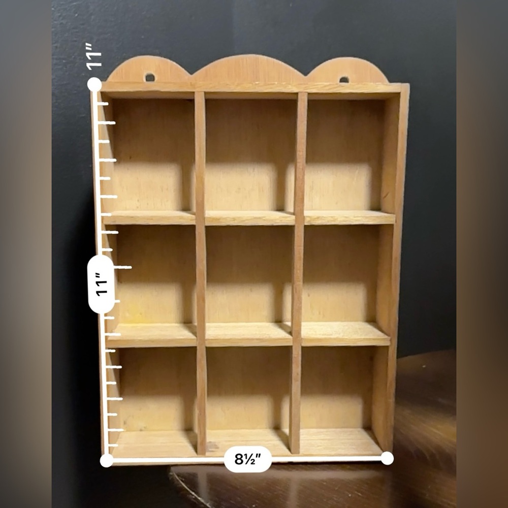 SOLD- Vintage Ceramic Spice Shakers and Wooden Rack Set Hanging Kitchen Cooking - Picture 2 of 16
